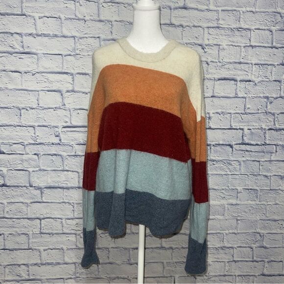 Madewell Crofton Multi Stripe Sweater - Picture 2 of 12